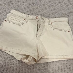 Wild Fable Cream Jean Shorts